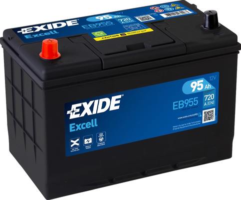 EXIDE Akkumulátor, szgk EB955