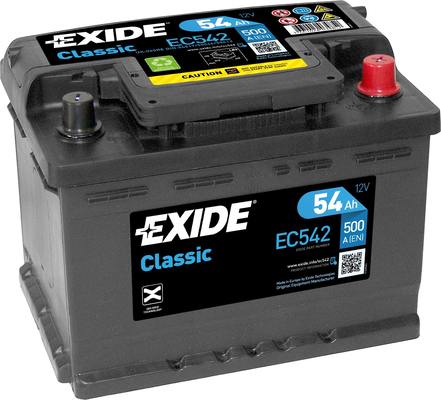 EXIDE Akkumulátor, szgk EC542