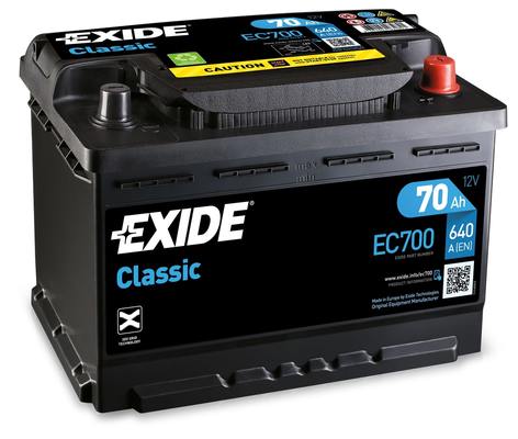 EXIDE CLASSIC Akkumulátor, szgk EC700