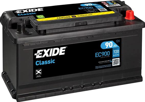 EXIDE CLASSIC Akkumulátor, szgk EC900