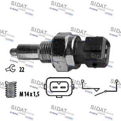 SIDAT Tolatólampa kapcsoló 3.234120_SIDAT