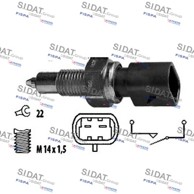 SIDAT Tolatólampa kapcsoló 3.234203_SIDAT