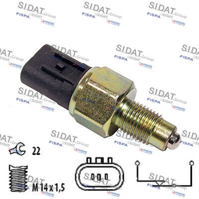 SIDAT Tolatólampa kapcsoló 3.234205_SIDAT