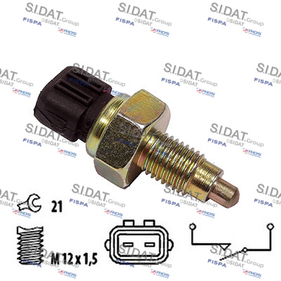 SIDAT Tolatólampa kapcsoló 3.234214_SIDAT