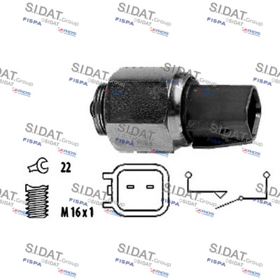 SIDAT Tolatólampa kapcsoló 3.234237_SIDAT