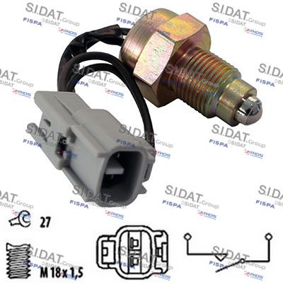 SIDAT Tolatólampa kapcsoló 3.234247_SIDAT