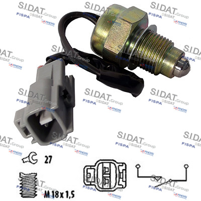 SIDAT Tolatólampa kapcsoló 3.234248_SIDAT