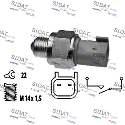 SIDAT Tolatólampa kapcsoló 3.234253_SIDAT