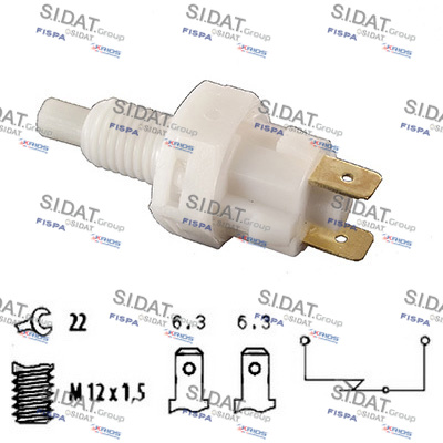 SIDAT Féklámpa kapcsoló 5.140016_SIDAT