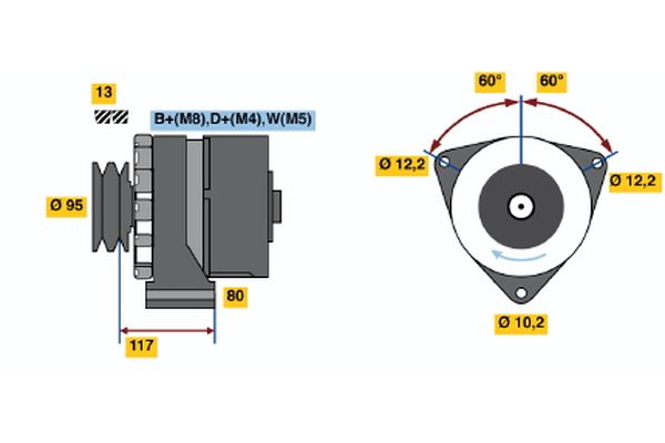 BOSCH Generátor 0120469101_BOSCH