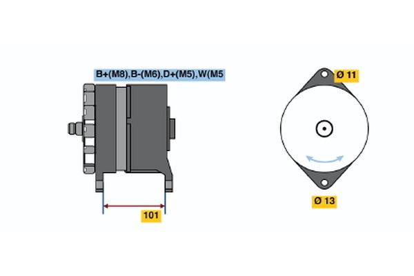 BOSCH Generátor 0120469033_BOSCH