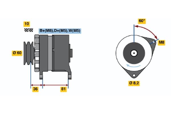 BOSCH Generátor 0986034140_BOSCH