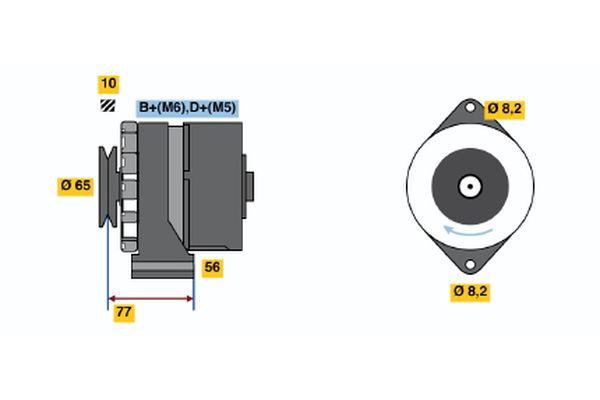 BOSCH Generátor 0986030880_BOSCH