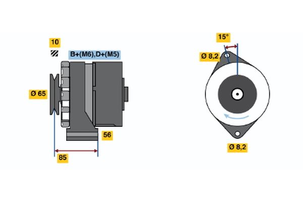 BOSCH Generátor 0986030920_BOSCH