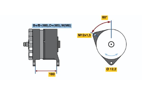 BOSCH Generátor 0986034610_BOSCH