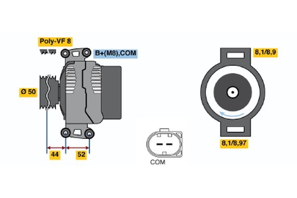 BOSCH Generátor 0986047620_BOSCH