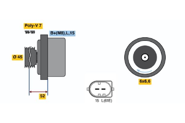 BOSCH Generátor 0986042420_BOSCH