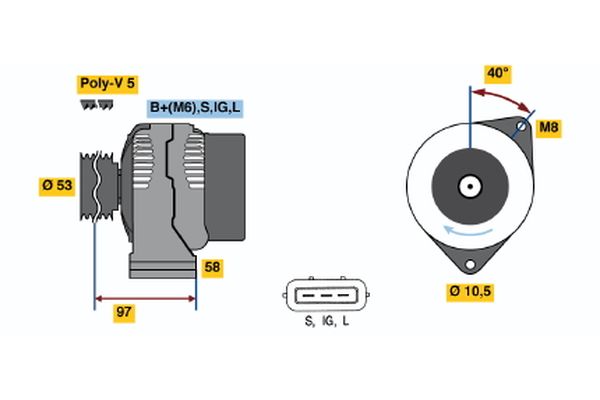 BOSCH Generátor 0986041170_BOSCH