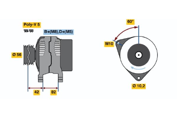 BOSCH Generátor 0986041200_BOSCH