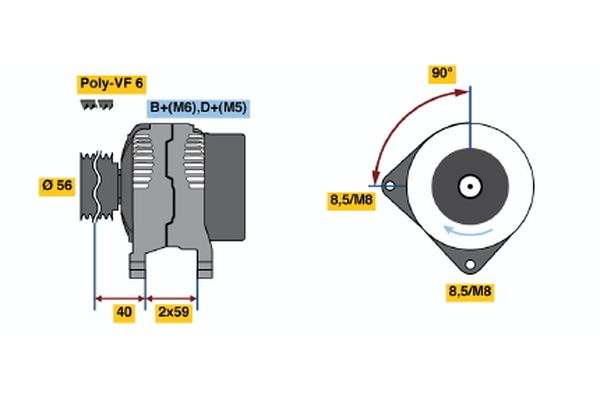 BOSCH Generátor 0123510109_BOSCH