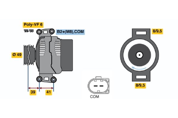 BOSCH Generátor 0124525059_BOSCH