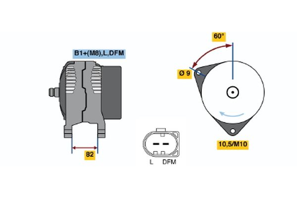 BOSCH Generátor 0124515058_BOSCH