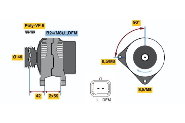 BOSCH Generátor 0986046280_BOSCH