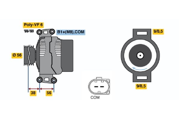 BOSCH Generátor 0124525113_BOSCH