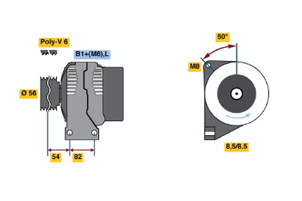 BOSCH Generátor 0986047510_BOSCH