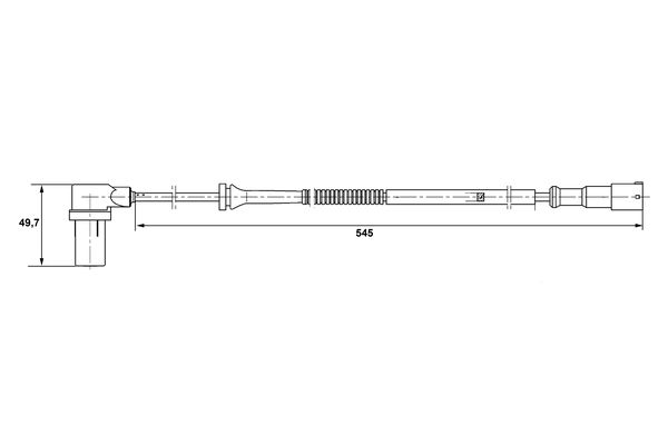 BOSCH ABS jeladó 0265006594_BOSCH