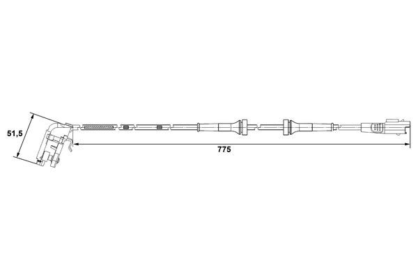 BOSCH ABS jeladó 0265007780_BOSCH