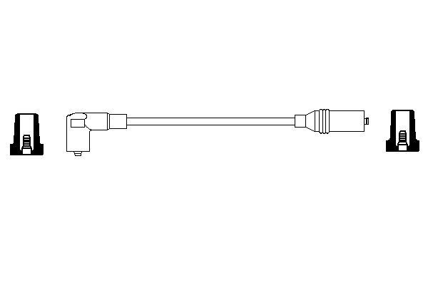 BOSCH Gyújtókábel 0356904060_BOSCH