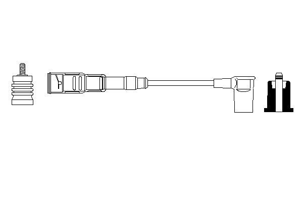 BOSCH Gyújtókábel 0356912917_BOSCH