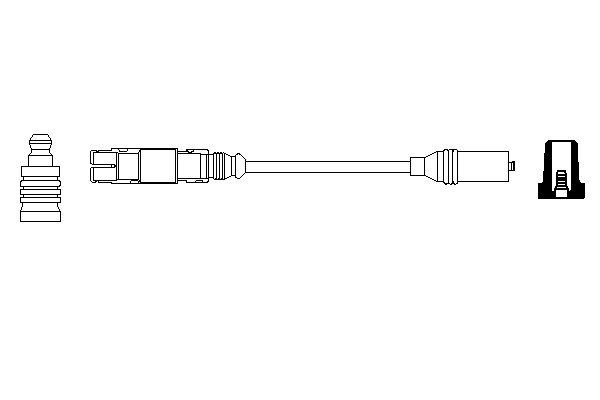 BOSCH Gyújtókábel 0356912997_BOSCH