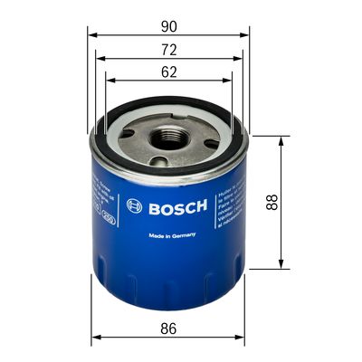 BOSCH Olajszűrő 0451103189_BOSCH