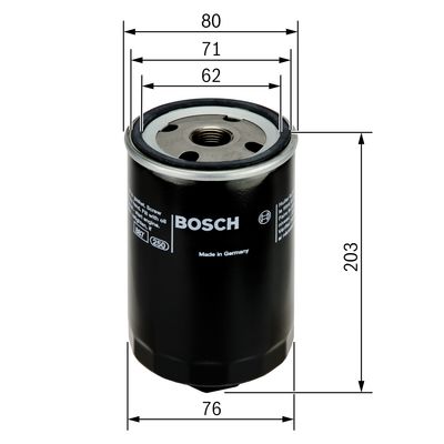 BOSCH Olajszűrő 0451103338_BOSCH