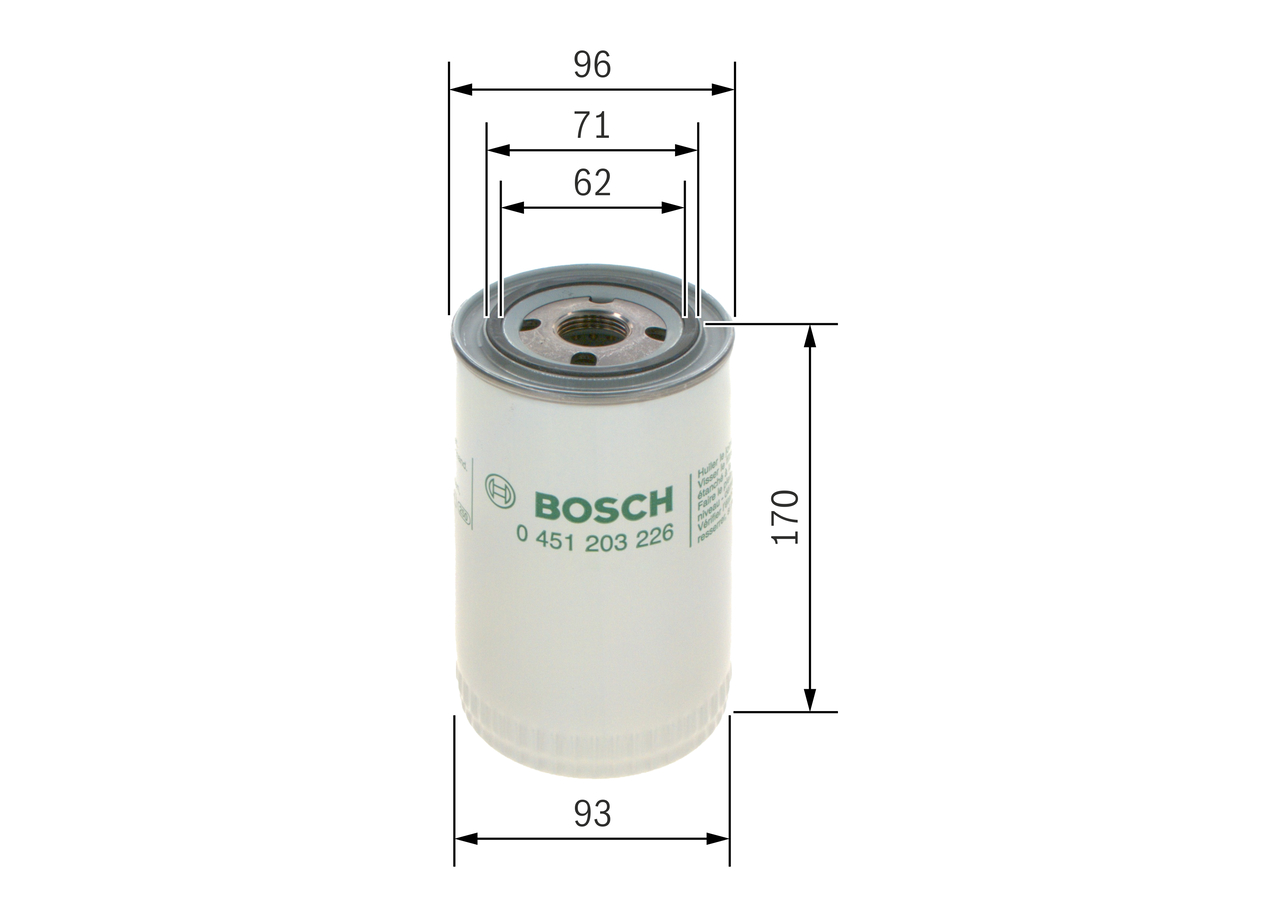 BOSCH Olajszűrő 0451203226_BOSCH