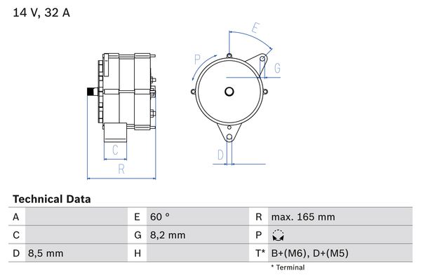 BOSCH Generátor 0986030140_BOSCH