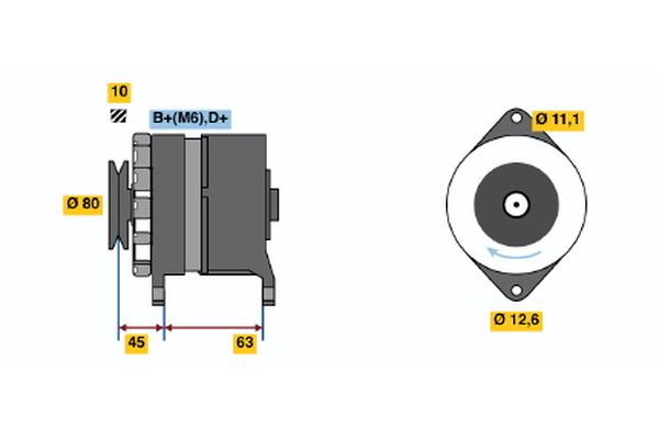 BOSCH Generátor 0986030980_BOSCH