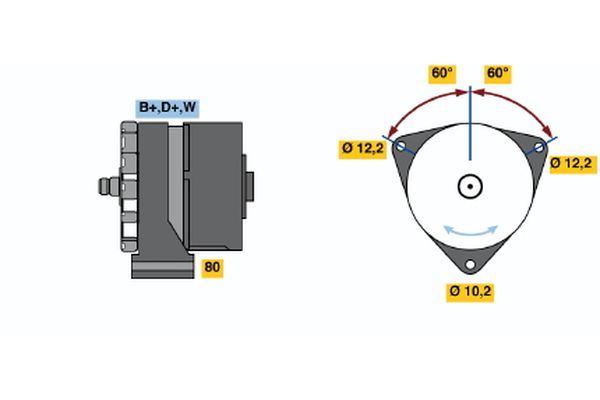 BOSCH Generátor 0986033570_BOSCH