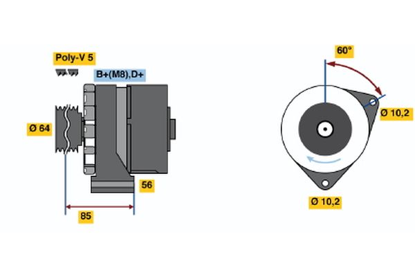 BOSCH Generátor 0986033900_BOSCH