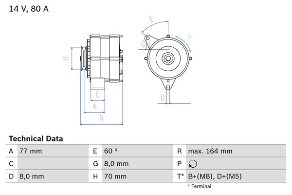 BOSCH Generátor 0986034110_BOSCH