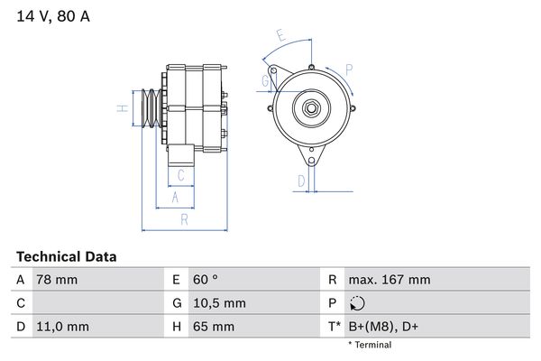 BOSCH Generátor 0986034120_BOSCH