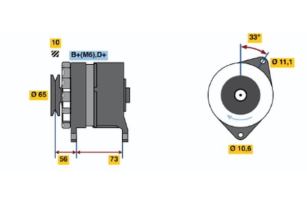 BOSCH Generátor 0986034480_BOSCH