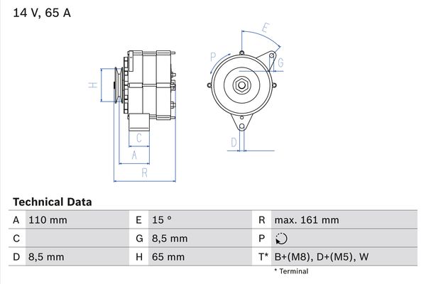 BOSCH Generátor 0986034560_BOSCH