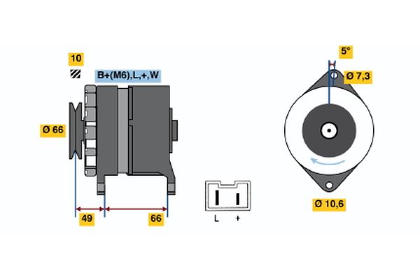 BOSCH Generátor 0986034780_BOSCH