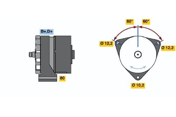 BOSCH Generátor 0986034940_BOSCH