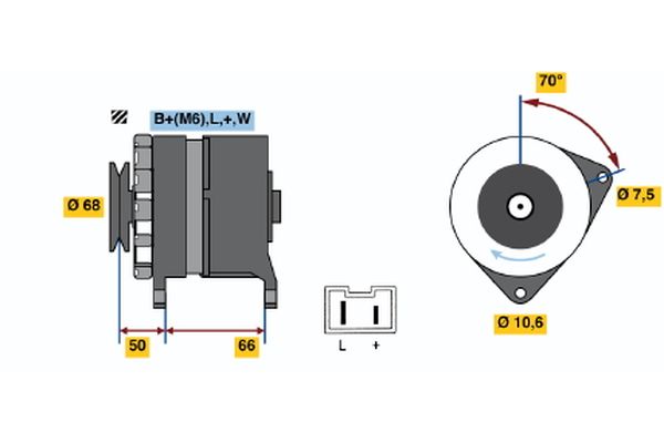 BOSCH Generátor 0986036901_BOSCH