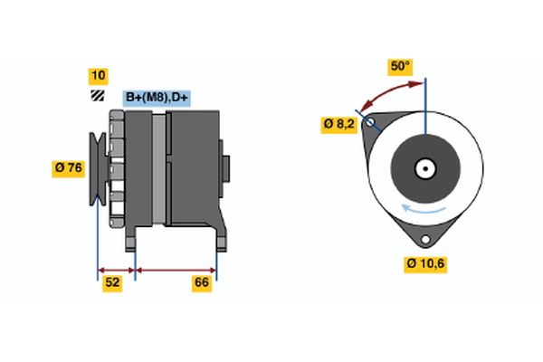 BOSCH Generátor 0986036961_BOSCH