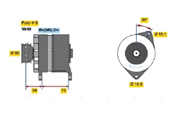 BOSCH Generátor 0986037160_BOSCH